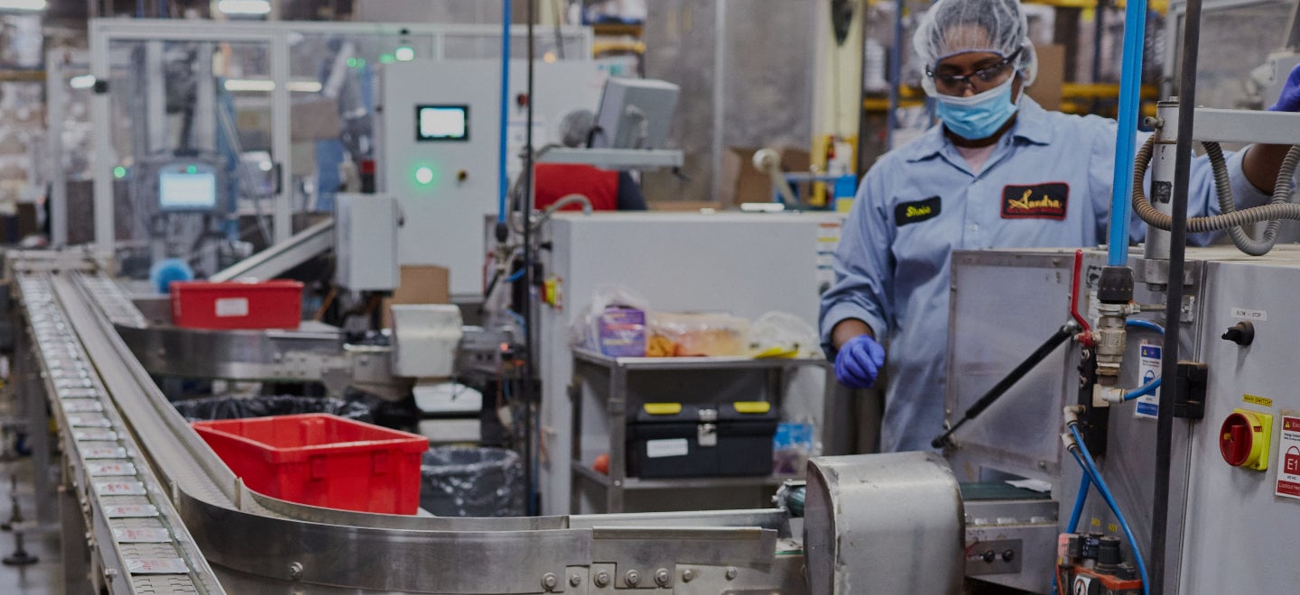 Factory line in the Ajax plant